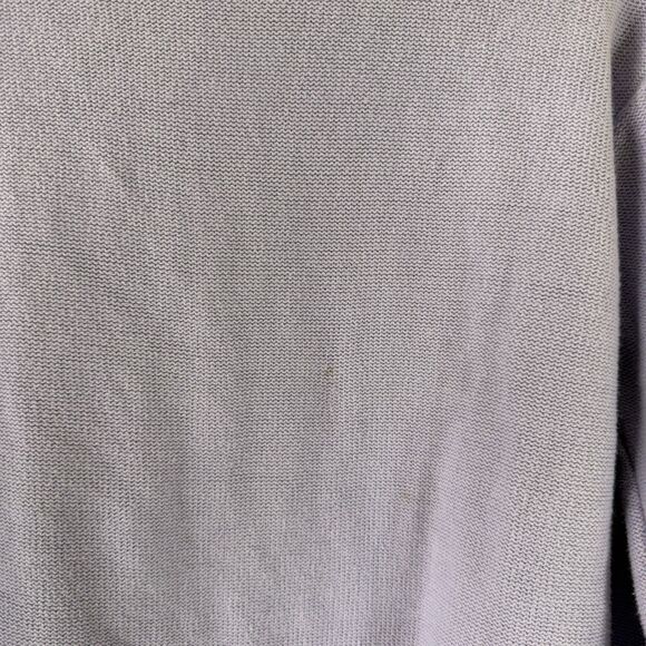 Lands End Cardigan Girls XL 14-16 Purple Cable Knit 100% Cotton Button Front - Picture 12 of 12